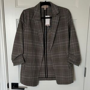 Philosophy Plaid Blazer